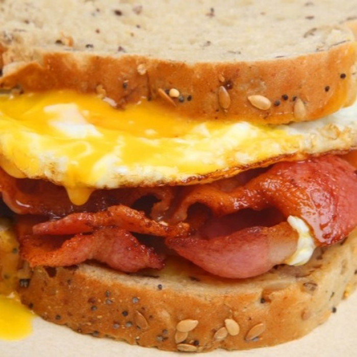 Turkey Bacon & Egg Sandwich